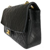 Secondhand Chanel Timeless Black Leather Bag
