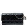 Dior Patent Cannage Lady Dior Wallet On Chain Secondhand