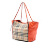 Burberry Small Haymarket Check Canvas and Leather Canterbury Tote Secondhand