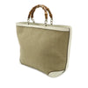 Gucci Raffia Bamboo Childrens Tote Secondhand