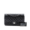 Secondhand Chanel Medium Classic Perforated Lambskin Double Flap