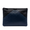 Chanel Medium Bicolor Lambskin Boy O Case Clutch Secondhand