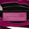 Secondhand Balenciaga Mini Lambskin Motocross Stadio Laser Cut Cross Classic City Satchel