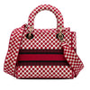 Dior DiorAmour Medium Embroidered Canvas Dots Lady D Lite Secondhand