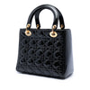 Dior Medium Patent Cannage Lady Dior Secondhand