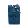 Chanel Denim 19 Phone Holder with Chain Secondhand