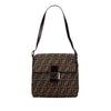 Fendi Zucca Canvas Shoulder Bag Secondhand