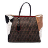 Fendi Large Zucca Canvas Ponyhair 2Jours Tote Secondhand