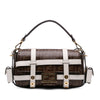 Fendi Zucca Glazed Fabric Cage Baguette Satchel Secondhand