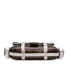 Fendi Zucca Glazed Fabric Cage Baguette Satchel Secondhand