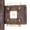 Fendi Zucca Glazed Fabric Cage Baguette Satchel Secondhand