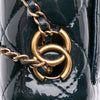 Chanel Paris-Salzburg Small Patent and Goatskin CC Eyelet Flap Secondhand