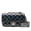 Chanel Paris-Salzburg Small Patent and Goatskin CC Eyelet Flap Secondhand