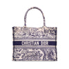 Dior Medium Canvas Embroidered Dioriviera Toile De Jouy Book Tote Secondhand