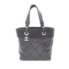 Chanel Small Quilted Coated Canvas Paris Biarritz Tote Secondhand