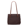 Ferragamo Nylon Grosgrain Vara Chain Tote Secondhand