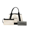 Balenciaga Canvas Navy Cabas Tote S Secondhand