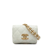 Chanel Quilted Caviar Melody Chain Belt Bag Secondhand