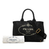Prada Small Canvas Canapa Logo Tote Secondhand