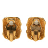 Chanel CC Gold Plated Clip On Earrings Secondhand