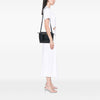Prada Soft Calf Trimmed Saffiano Lux Open Convertible Tote Secondhand