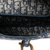 Dior Oblique Embroidered Canvas Saddle Bag Secondhand