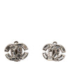 Chanel CC Brass and Strass Clip On Earrings Secondhand