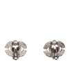 Chanel CC Brass and Strass Clip On Earrings Secondhand