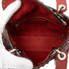 Dior Mini Embossed Calfskin Cannage Studded Flower Lady Dior Secondhand