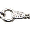 Chanel CC Silver Plated Enamel Heart and Clover Charm Pendant Necklace Secondhand