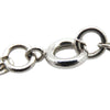 Chanel CC Silver Plated Enamel Heart and Clover Charm Pendant Necklace Secondhand