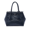 Prada Glace Calf Twin Pocket Double Handle Satchel Secondhand