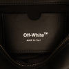 Off-White Leather Block Pouch Quote Clutch with Chain Secondhand