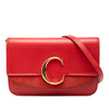 Chloé Mini Calfskin and Suede C Chain Crossbody Secondhand