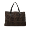 Fendi Zucchino Canvas Handbag Secondhand