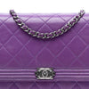 Chanel Quilted Lambskin Boy Wallet on Chain Secondhand