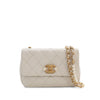 Chanel Mini Quilted Glazed Calfskin Pearl Side Flap Secondhand