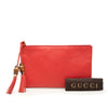 Gucci Calfskin Bamboo Clutch Secondhand