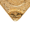 Chanel CC Gold Plated Diamond Shape Pendant Necklace Secondhand