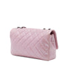 Chanel Medium Quilted Metallic Calfskin Coco Pleats Chain Flap Secondhand