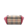 Burberry Small Haymarket Check Nylon and Calfskin Canterbury Tote Secondhand