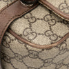Gucci GG Supreme Textured Dollar Calfskin Retro Interlocking G Flap Messenger Bag Secondhand
