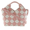 LOEWE Mini Woven Calfskin Gingham Surplus Basket Bag Secondhand