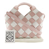 LOEWE Mini Woven Calfskin Gingham Surplus Basket Bag Secondhand