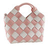 Secondhand LOEWE Mini Woven Calfskin Gingham Surplus Basket Bag