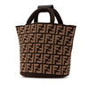 Fendi Zucca Cashmere Shopping Tote Secondhand
