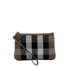 Burberry House Check Canvas Peyton Wristlet Pouch Secondhand