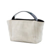 Prada Linen Blend Satchel Secondhand