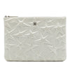 Chanel Medium Metallic Lambskin Star Embossed O Case Pouch Secondhand