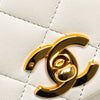 Chanel Small CC Quilted Lambskin Full Single Flap Secondhand